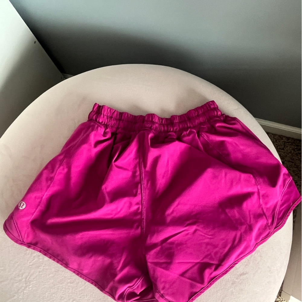 lululemon athletica Pink Athletic Shorts RASPBERRY